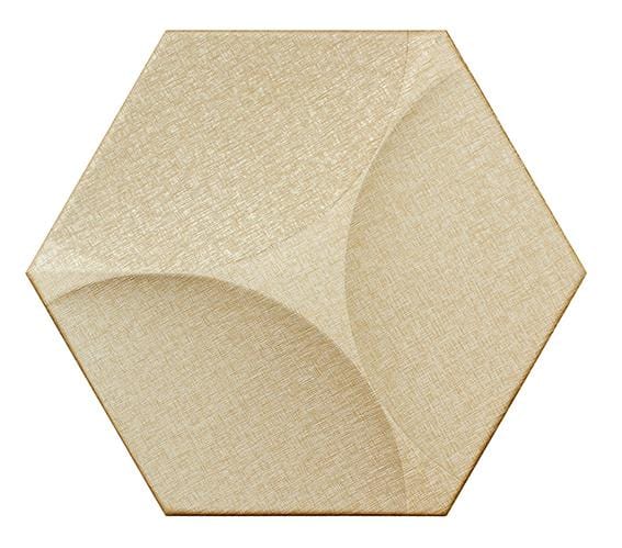 Cubed Hexagon 3D Leather Wall Panel