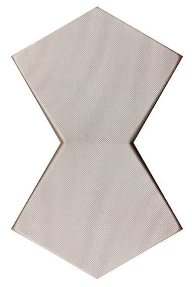 Bowtie Geometric 3D Leather Wall Panel