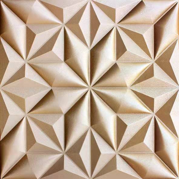 Spear Square 3D Leather Wall Panel
