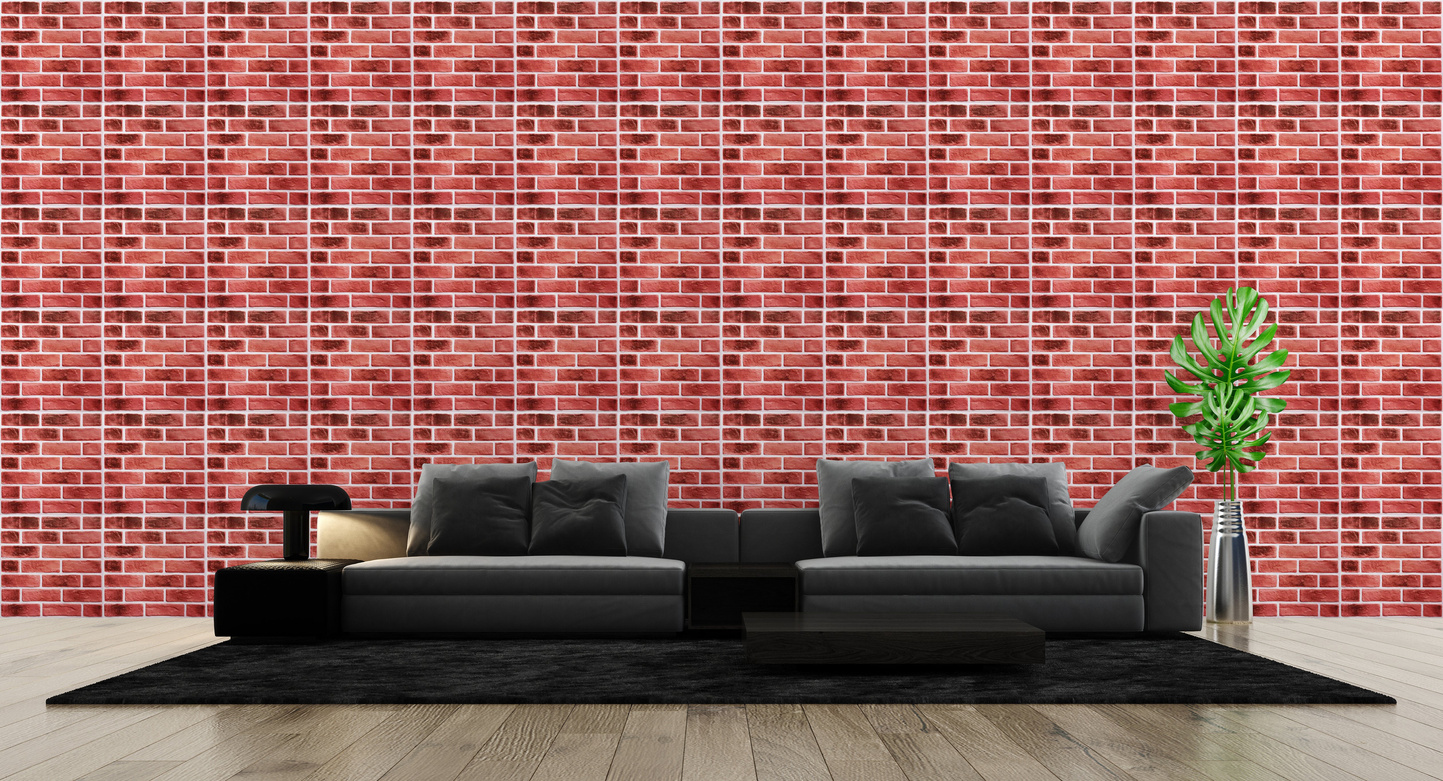 Colored Brick PVC Wall Panel (Set of 12)