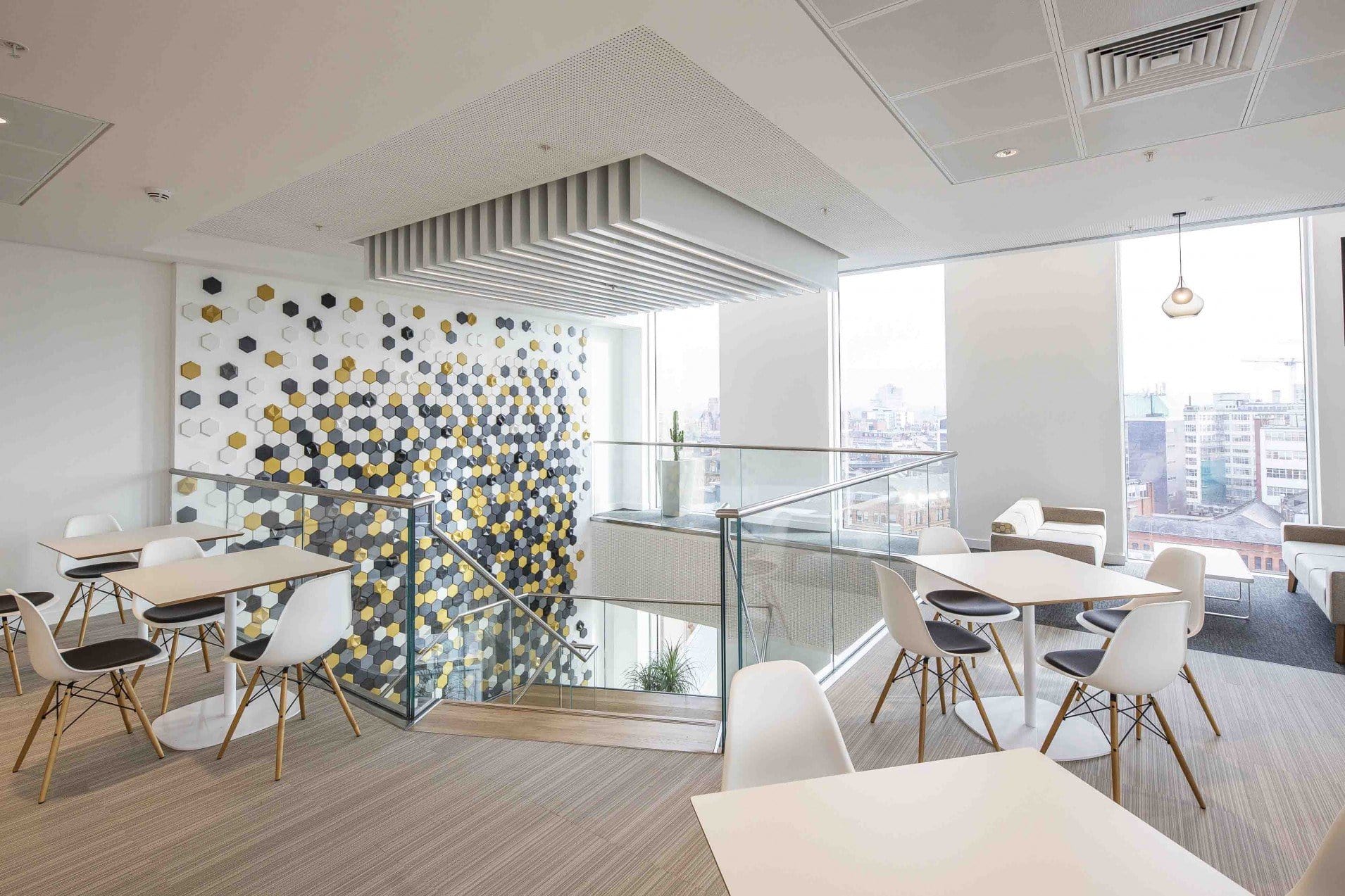 Original Hexagon 3D Leather Wall Panel