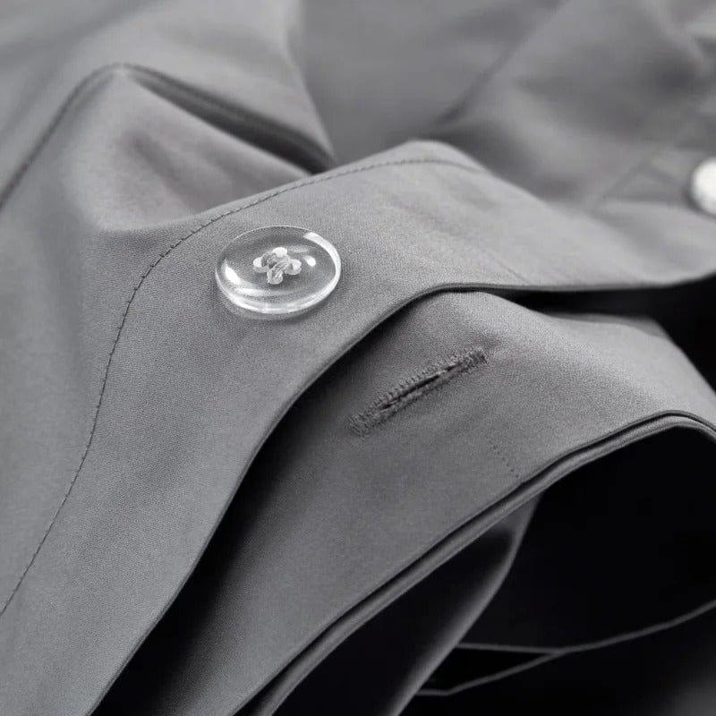 Prestige Grey Duvet Cover Set (Long-Staple Sateen Cotton)