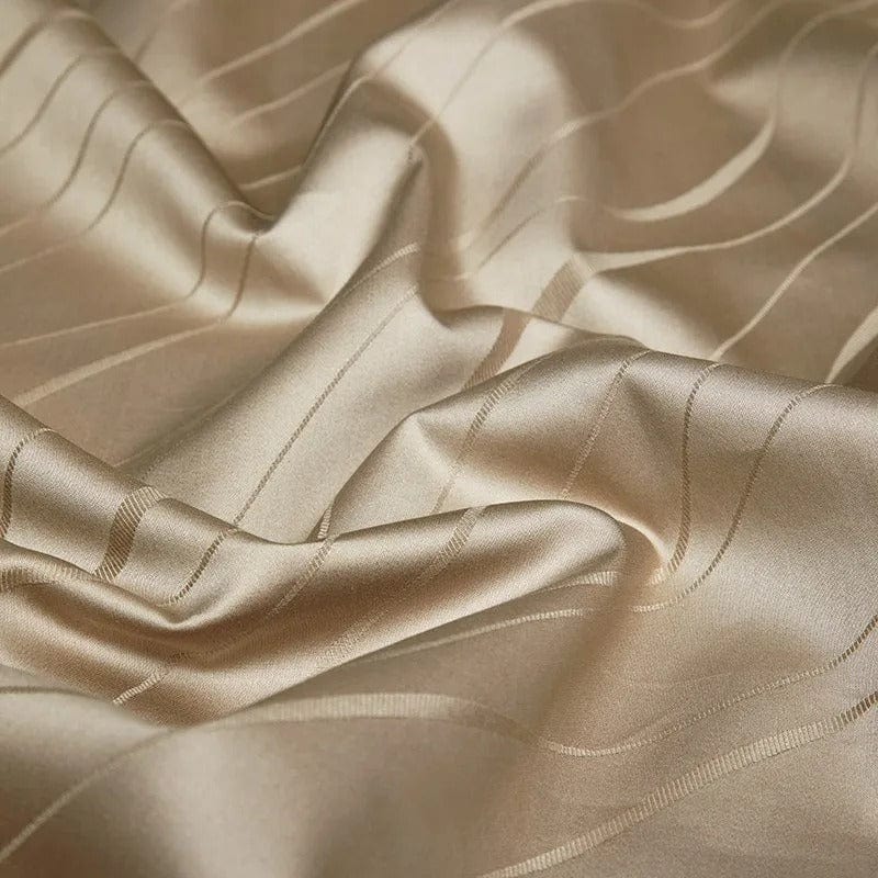 Elegance Gold Duvet Cover Set (Long-Staple Sateen Cotton)