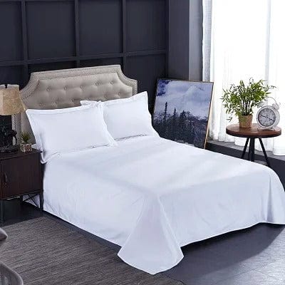 Luxxe White Duvet Cover Set (Long-staple Sateen Cotton)