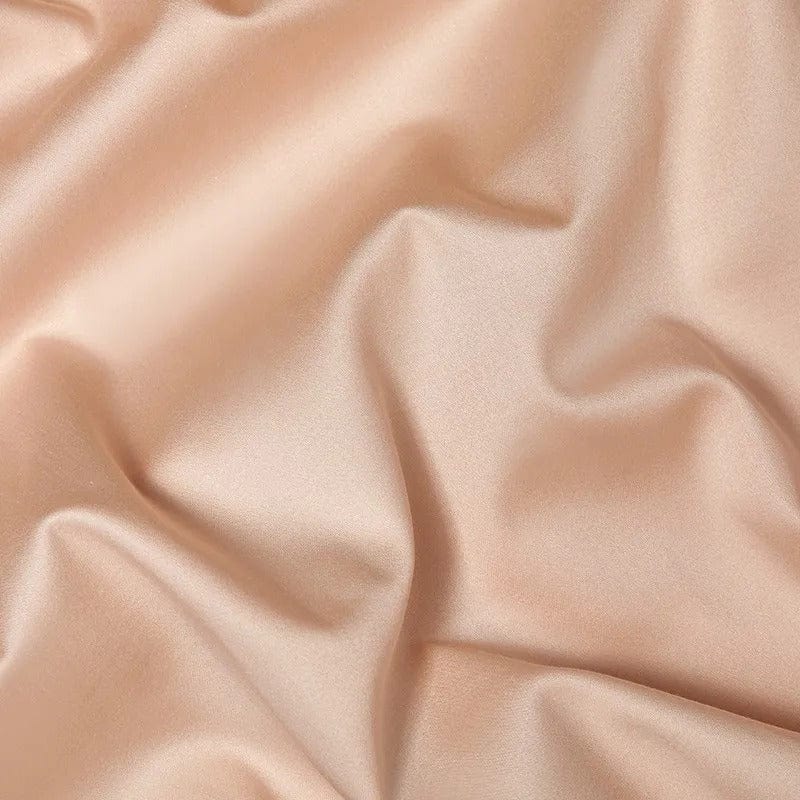 Dream Peach Blue Duvet Cover Set (Long-Staple Sateen Cotton)