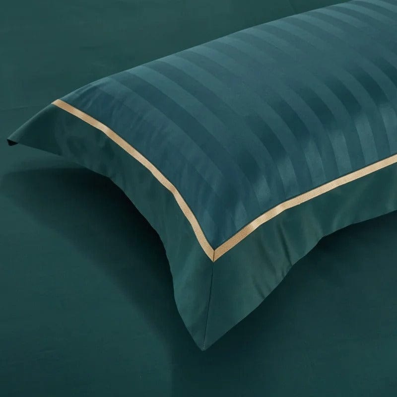 Prestige Emerald Green Duvet Cover Set (Long-Staple Sateen Cotton)