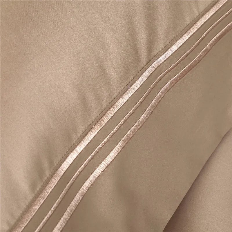 Prestige Champagne Duvet Cover Set (Long-Staple Sateen Cotton)