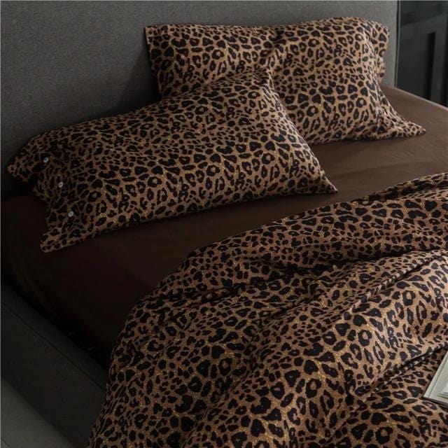 Leo Print Duvet Cover Set (Long-staple Sateen Cotton)