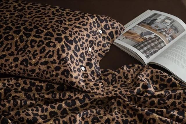 Leo Print Duvet Cover Set (Long-staple Sateen Cotton)