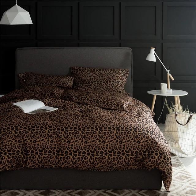 Leo Print Duvet Cover Set (Long-staple Sateen Cotton)