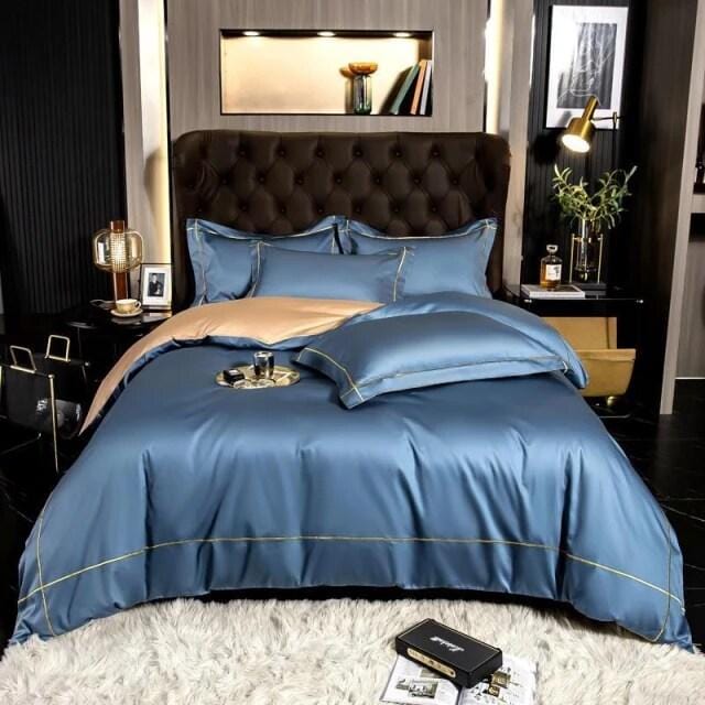 Lisbon Duvet Cover Set (Long-staple Sateen Cotton)