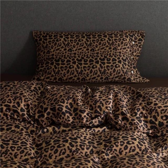 Leo Print Duvet Cover Set (Long-staple Sateen Cotton)