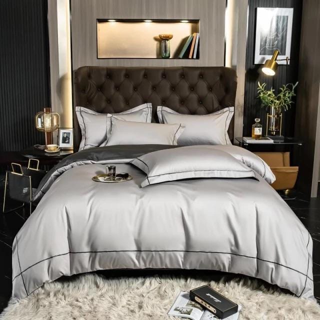 Lisbon Duvet Cover Set (Long-staple Sateen Cotton)