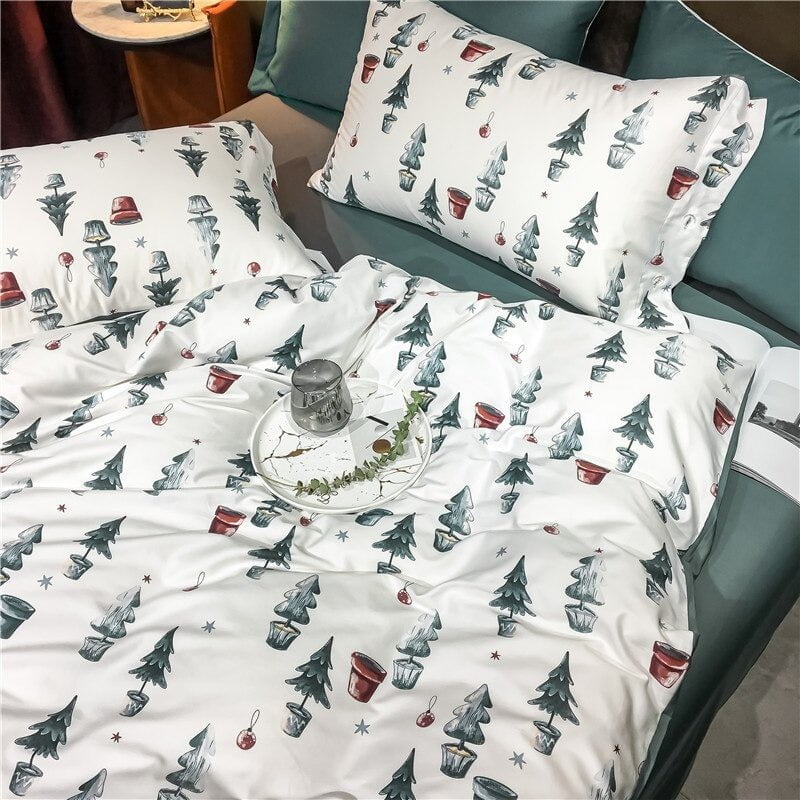 Christmas Milestone Duvet Cover Set (Long-Staple Sateen Cotton)
