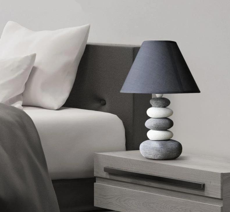 Stonia - Modern Ceramic Stone Pile Lamp