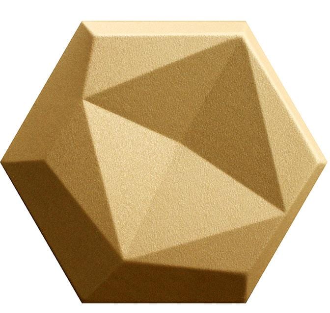 Inverted Hexagon 3D Leather Wall Panel