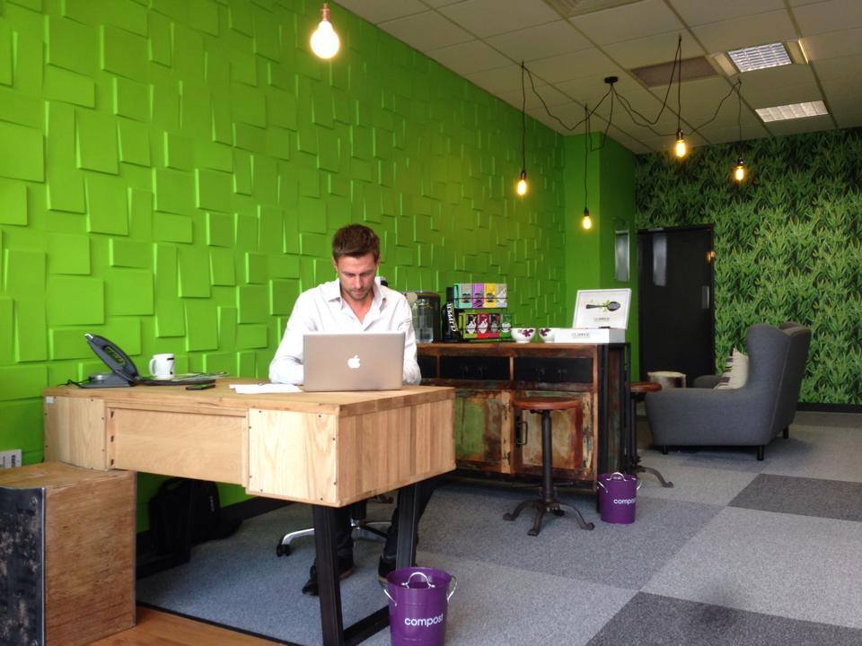 Rubik Square 3D Leather Wall Panel