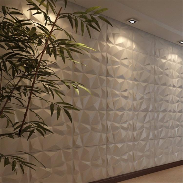 Diamond Fever Square 3D Leather Wall Panel
