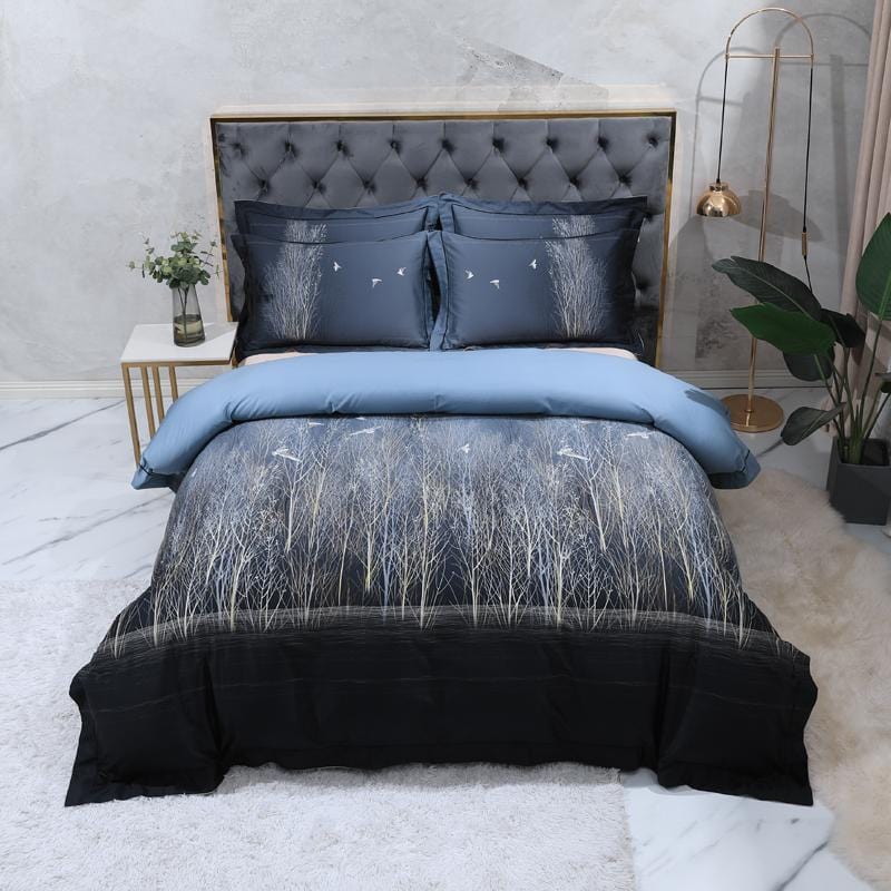 Nighttime Essence Duvet Cover Set (Long-staple Sateen Cotton)