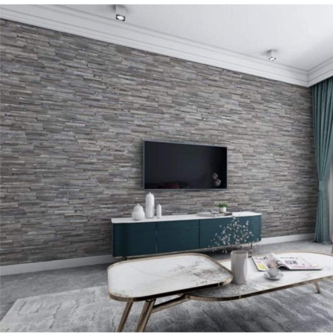 Meza 3D Wood Wall Panel - Brown/Grey/White Tones (Set of 4 or 12)