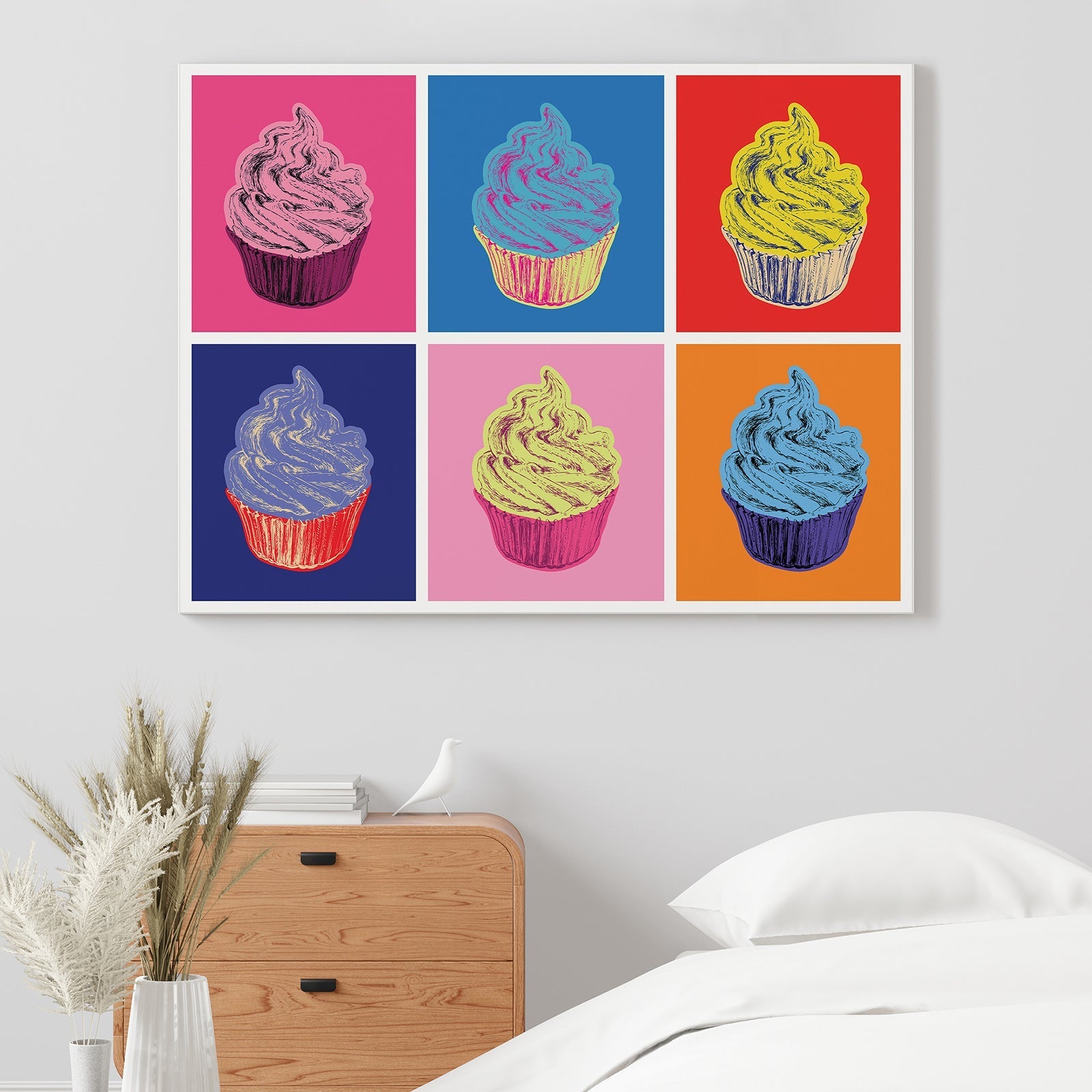 Cupcake Pop Art Illustration