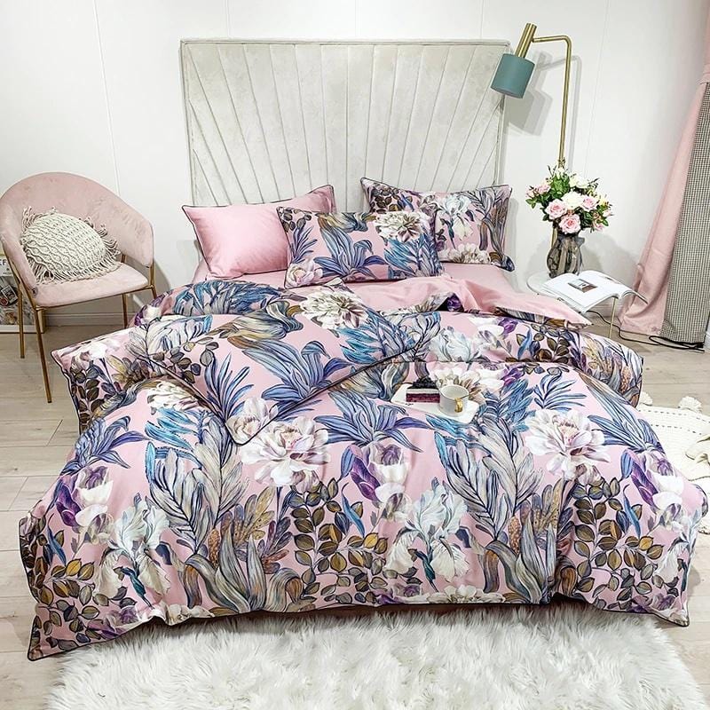 Gardens Duvet Cover Set (Long-staple Sateen Cotton)