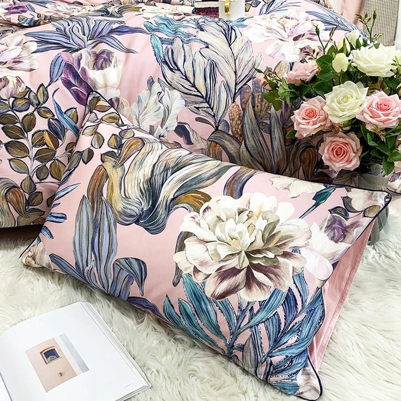 Gardens Duvet Cover Set (Long-staple Sateen Cotton)