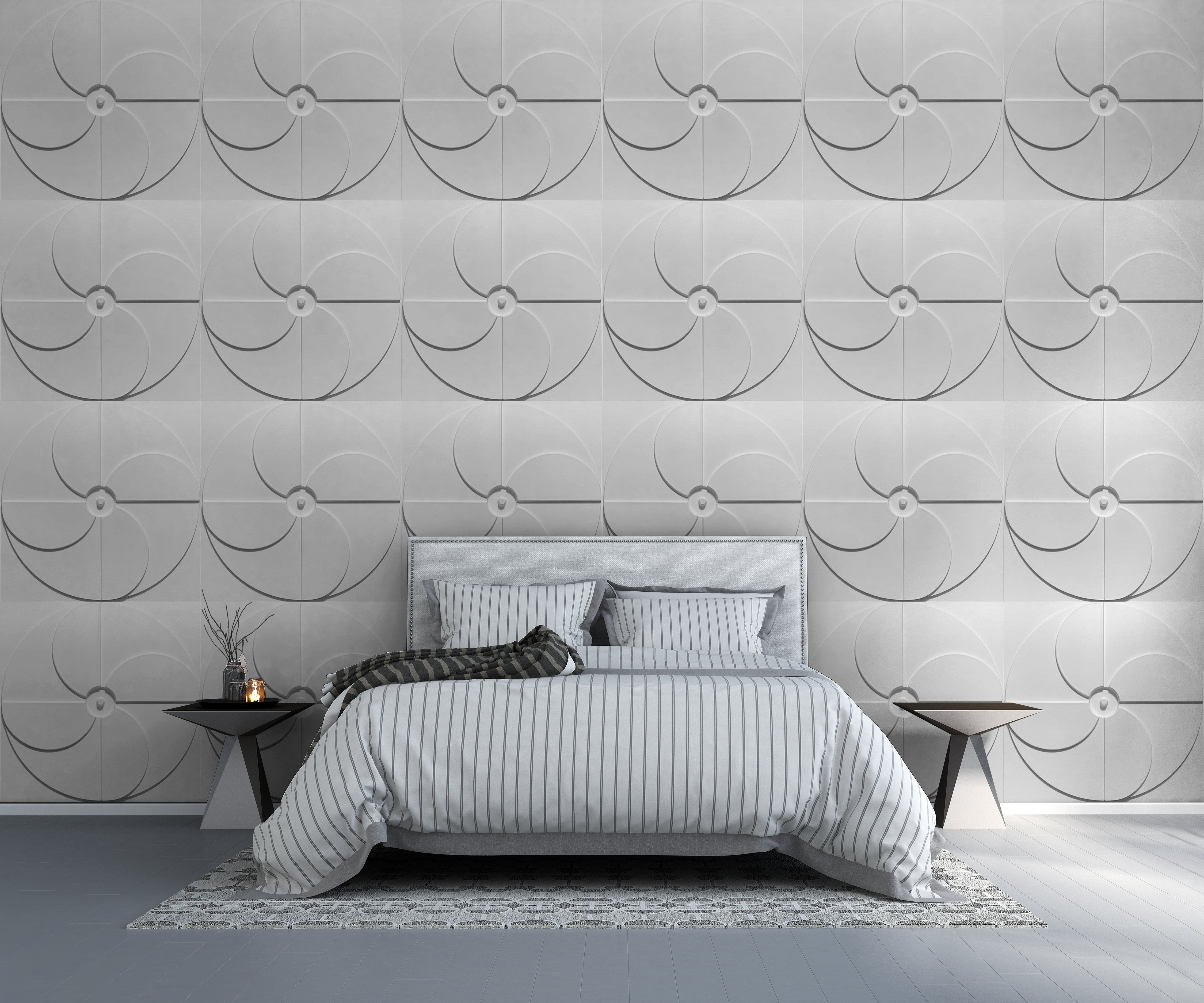 Circular Sou PVC Wall Panel (Set of 12)