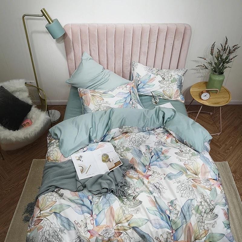 Blossom Duvet Cover Set (Long-staple Sateen Cotton)