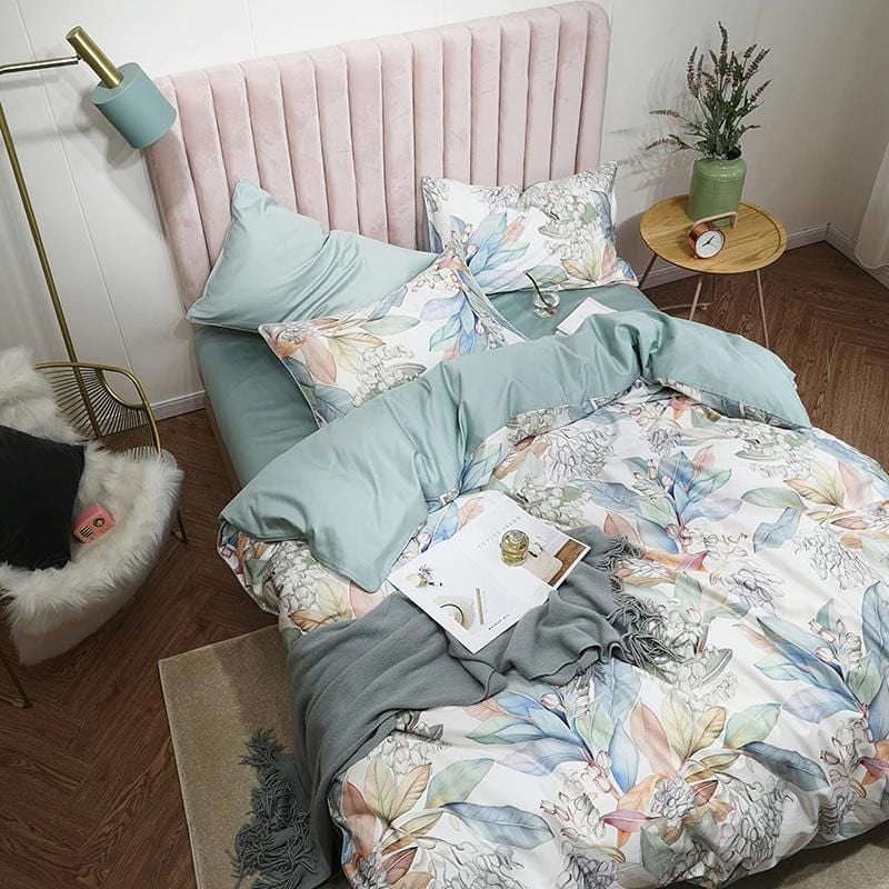 Blossom Duvet Cover Set (Long-staple Sateen Cotton)
