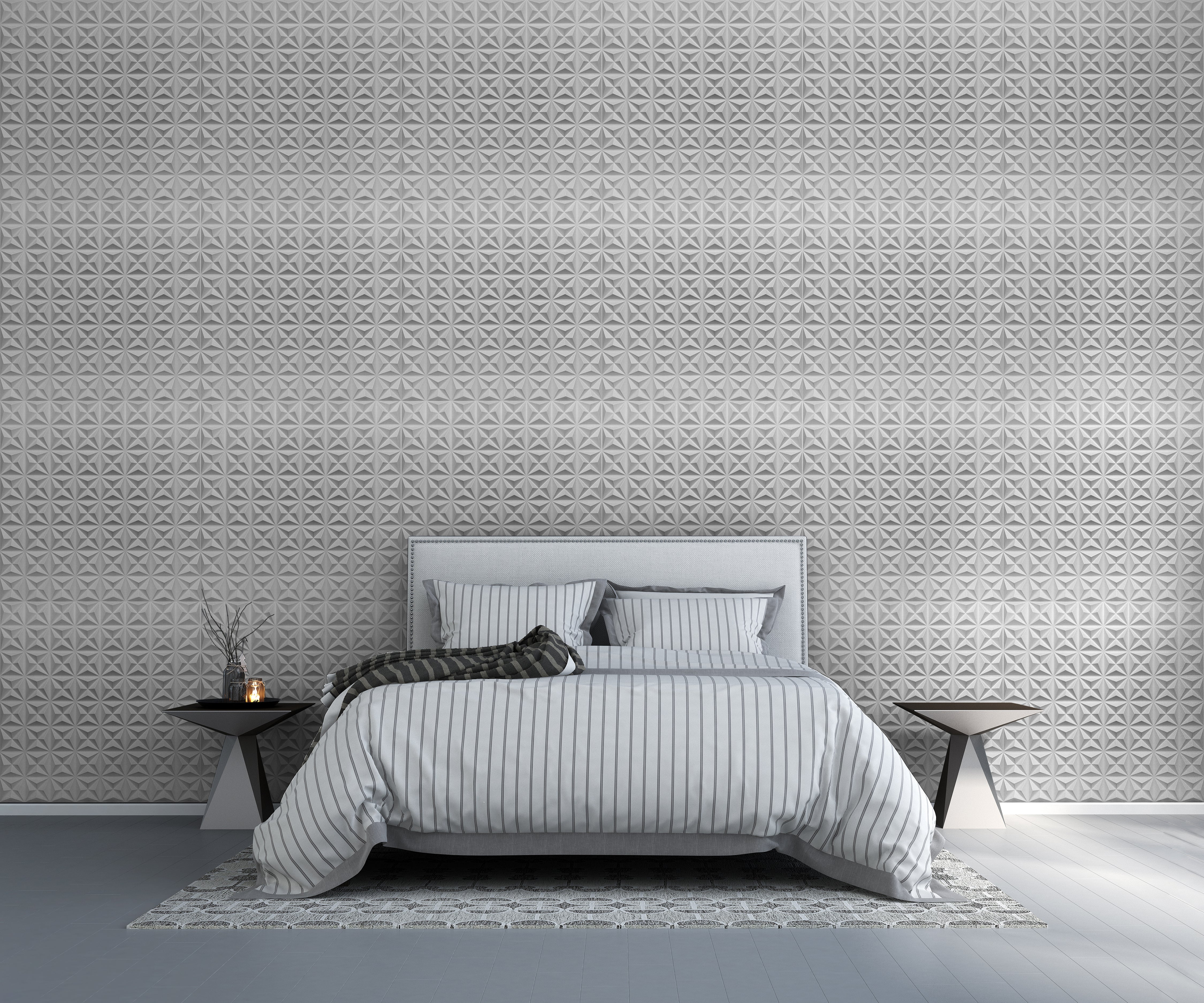 Starry Diamond PVC Wall Panel (Set of 12)