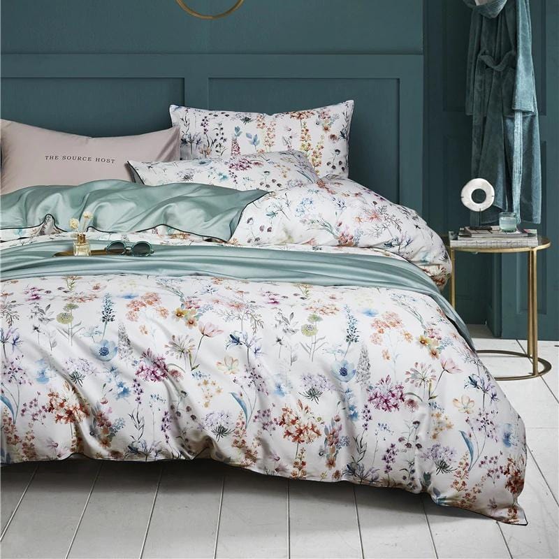 Elegant Duvet Cover Set (Long-staple Sateen Cotton)