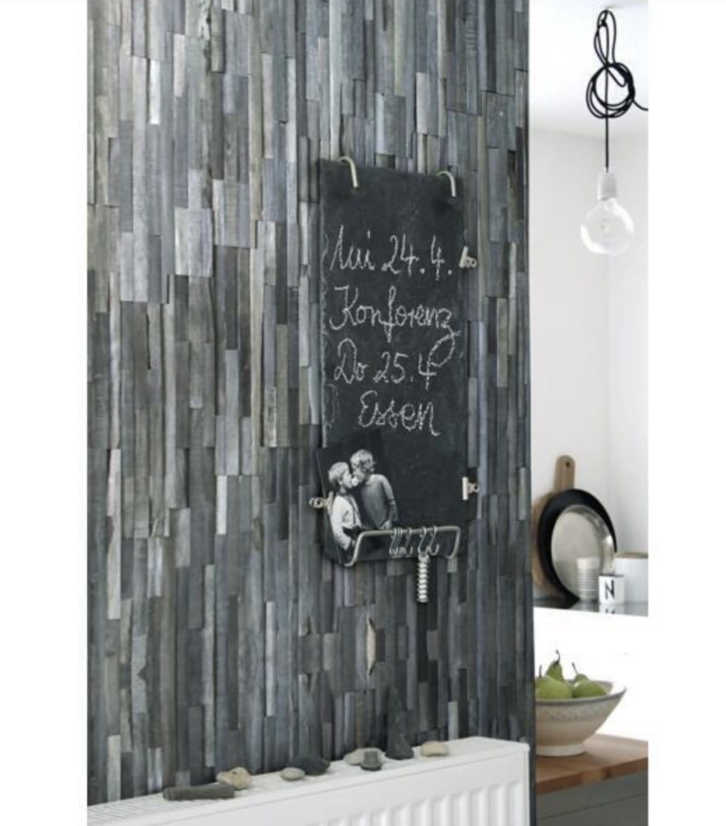 Heku 3D Wood Wall Panel - Grey Tone (Set of 4 or 12)