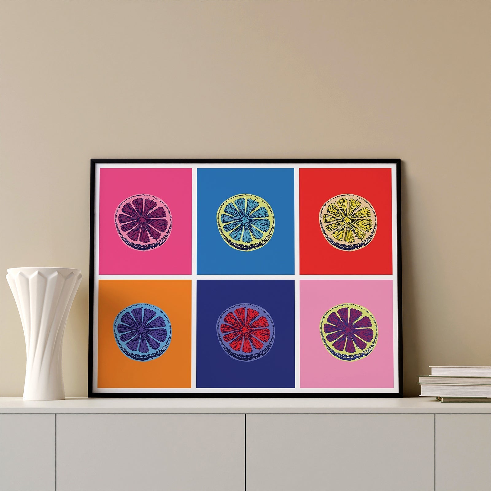 Lemon Pop Art Illustration