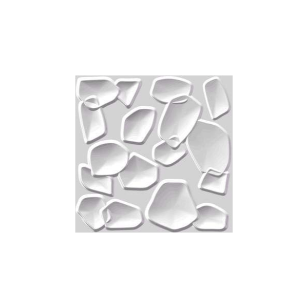 Ripple Square 3D Leather Wall Panel
