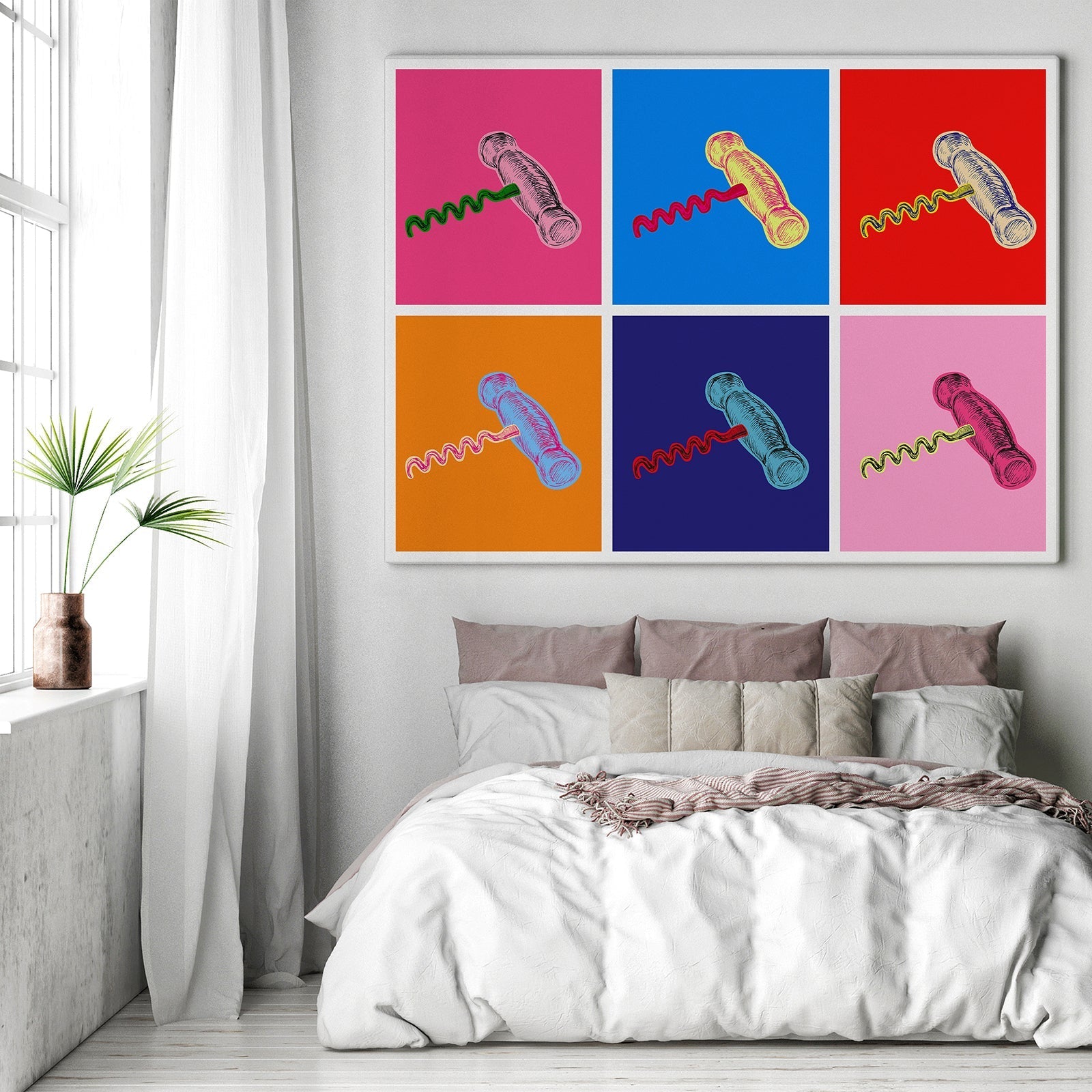 Corkscrew Pop Art Illustration