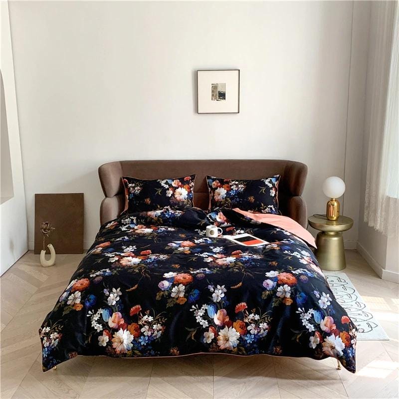 Bouquet Duvet Cover Set (Long-Staple Sateen Cotton)