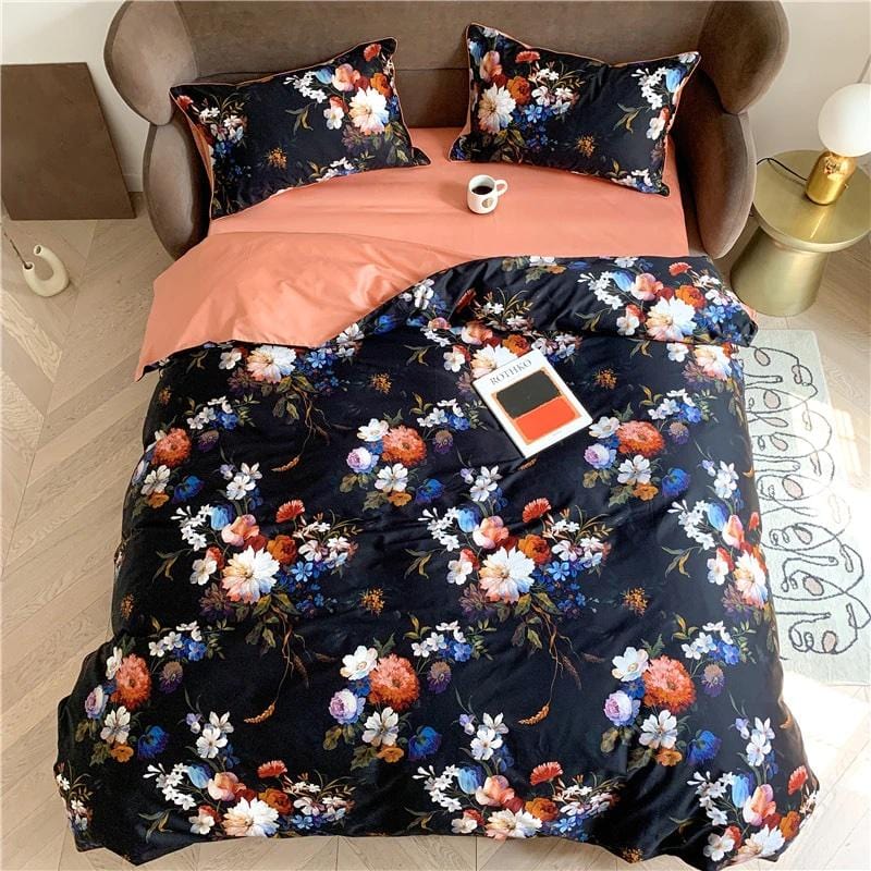 Bouquet Duvet Cover Set (Long-Staple Sateen Cotton)