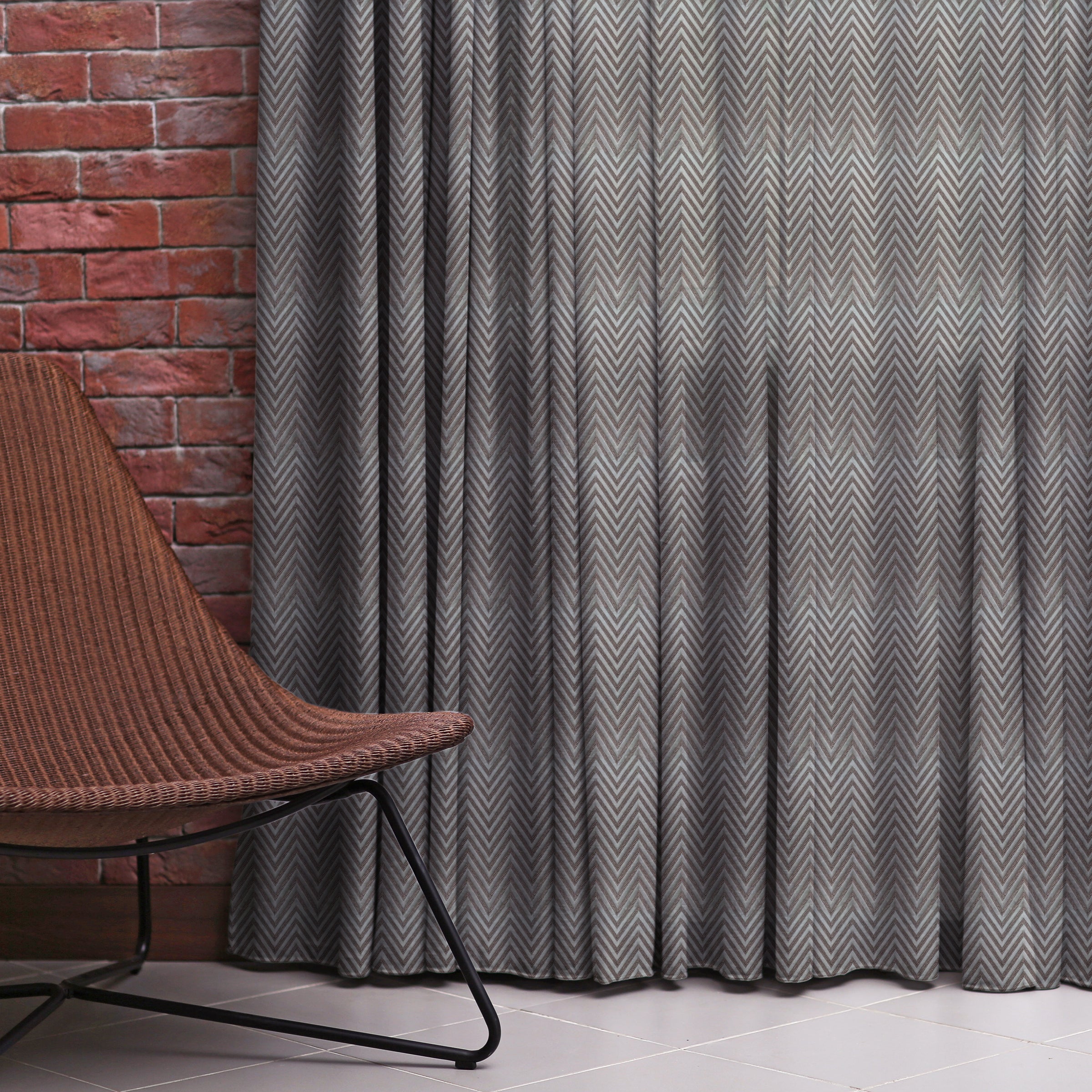Herringbone Blackout Drapes