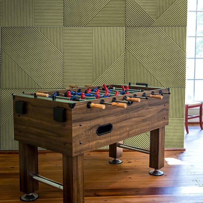 Euclid Painted Wooden Wall Panel