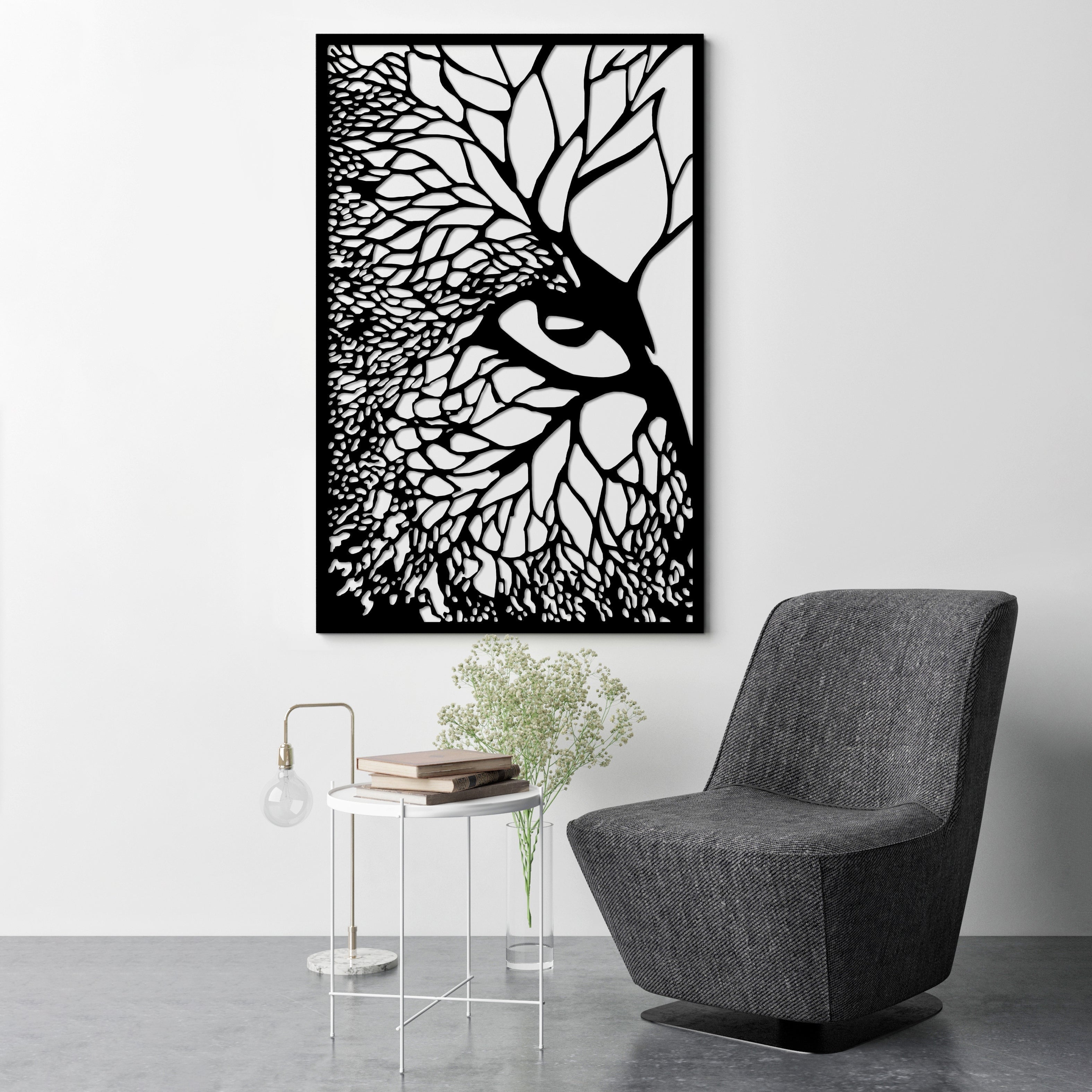 Gaze of Wilderness Metal Wall Art