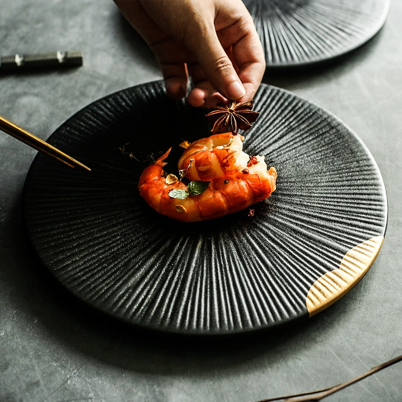 Japanese Style Ceramic Plate