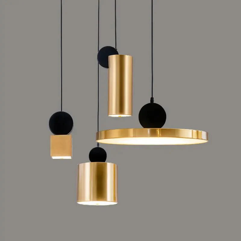 Golden Radiance Pendant Light