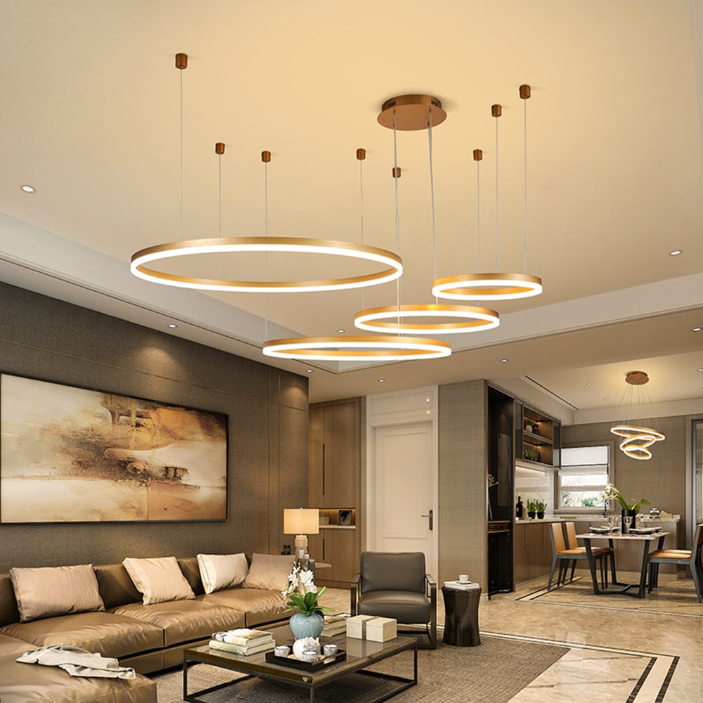 Round Around Chandelier Light