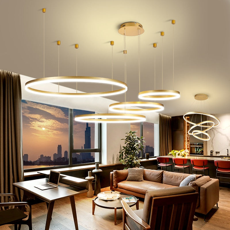 Round Around Chandelier Light