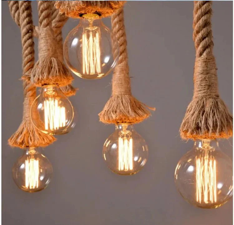 Rope Drop Pendant Light