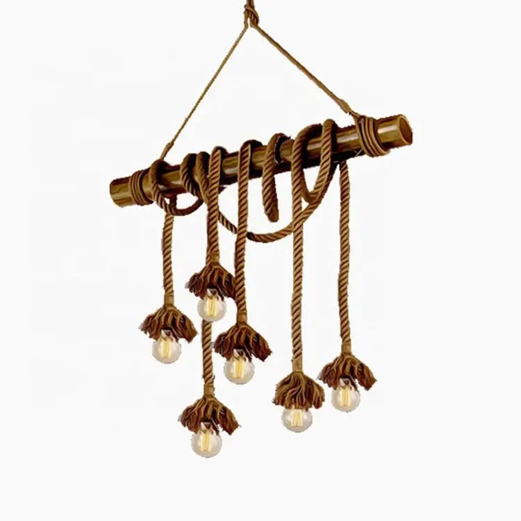 Retro Rope Pendant Light