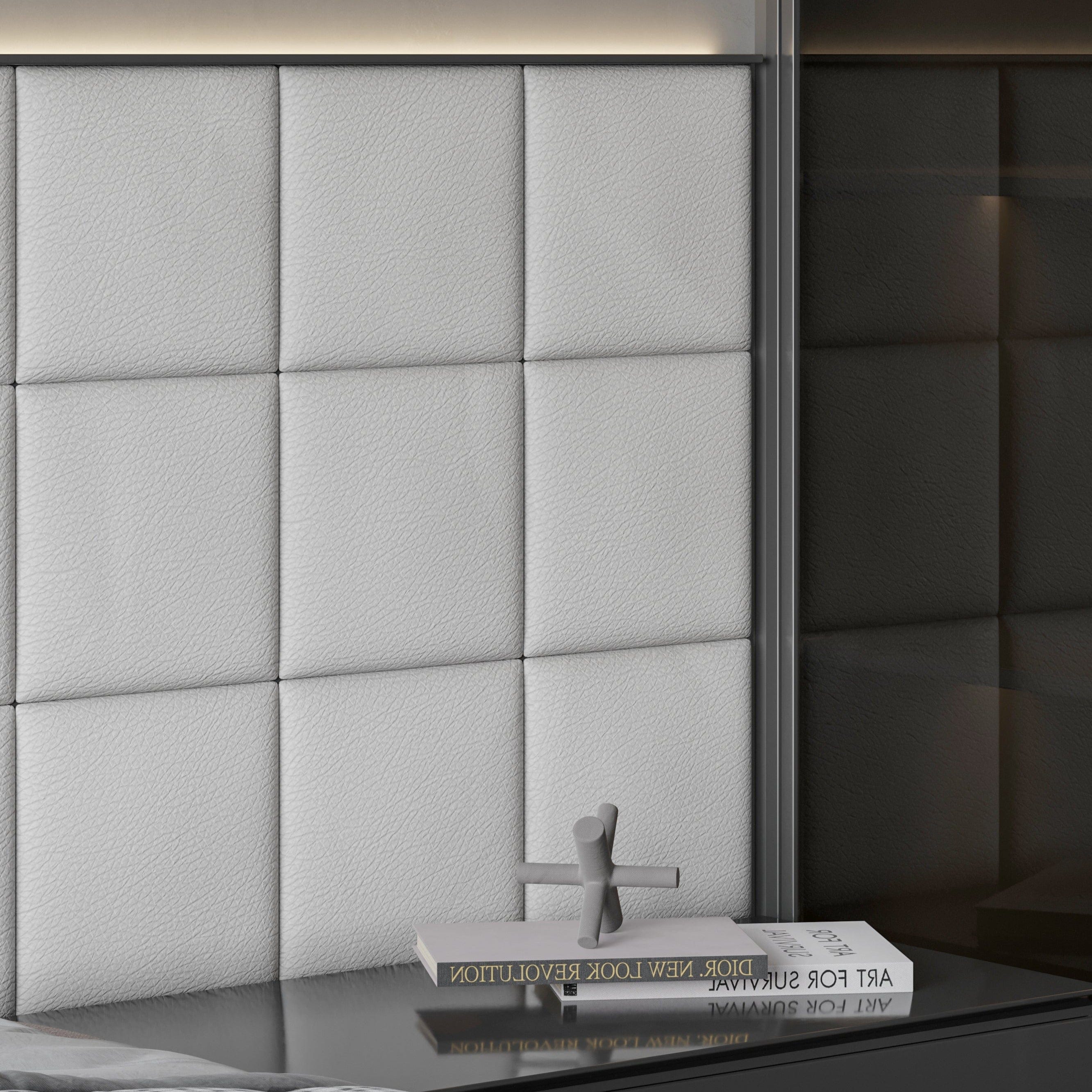 Cubed Vera 3D Leather Wall Panel