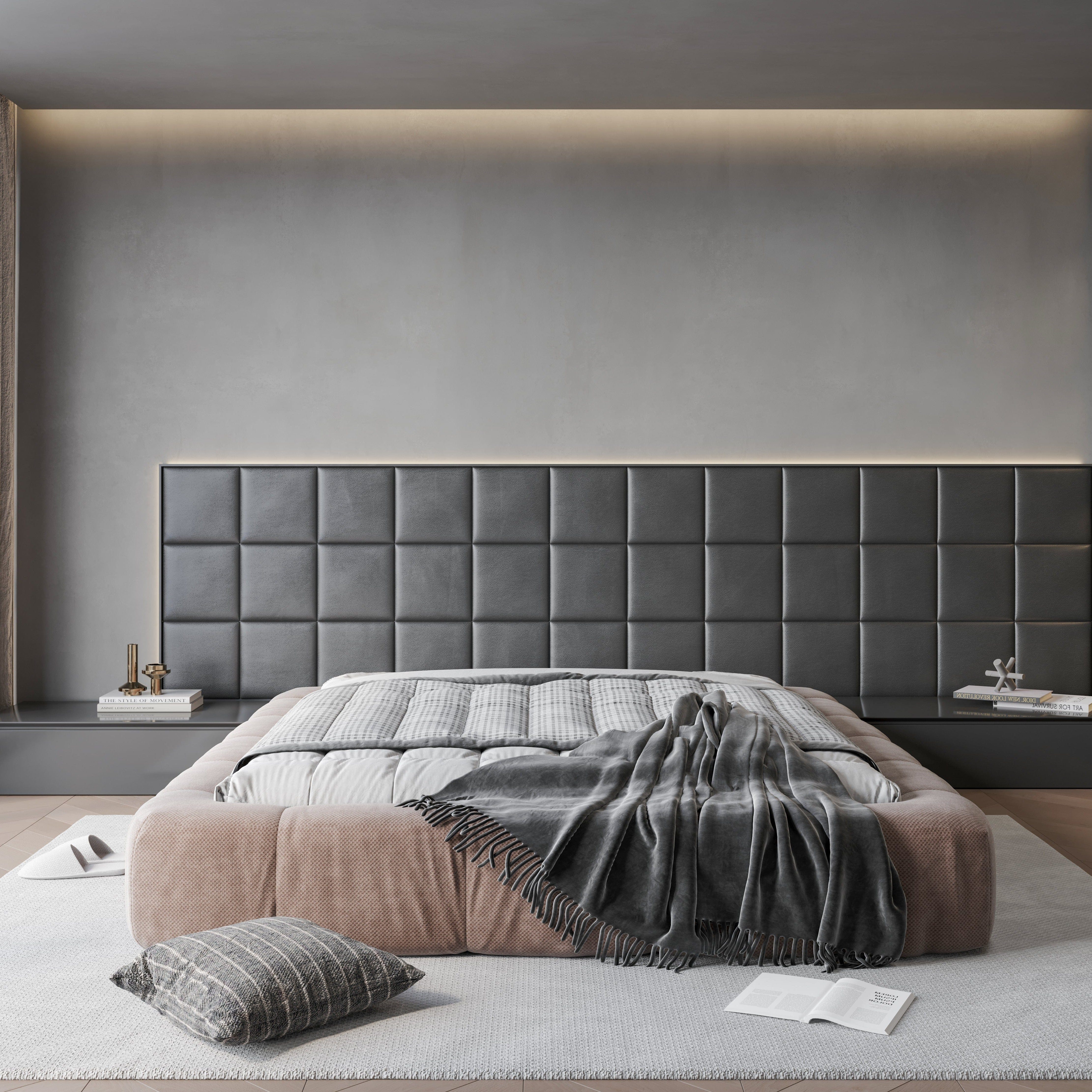 Cubed Vera 3D Leather Wall Panel