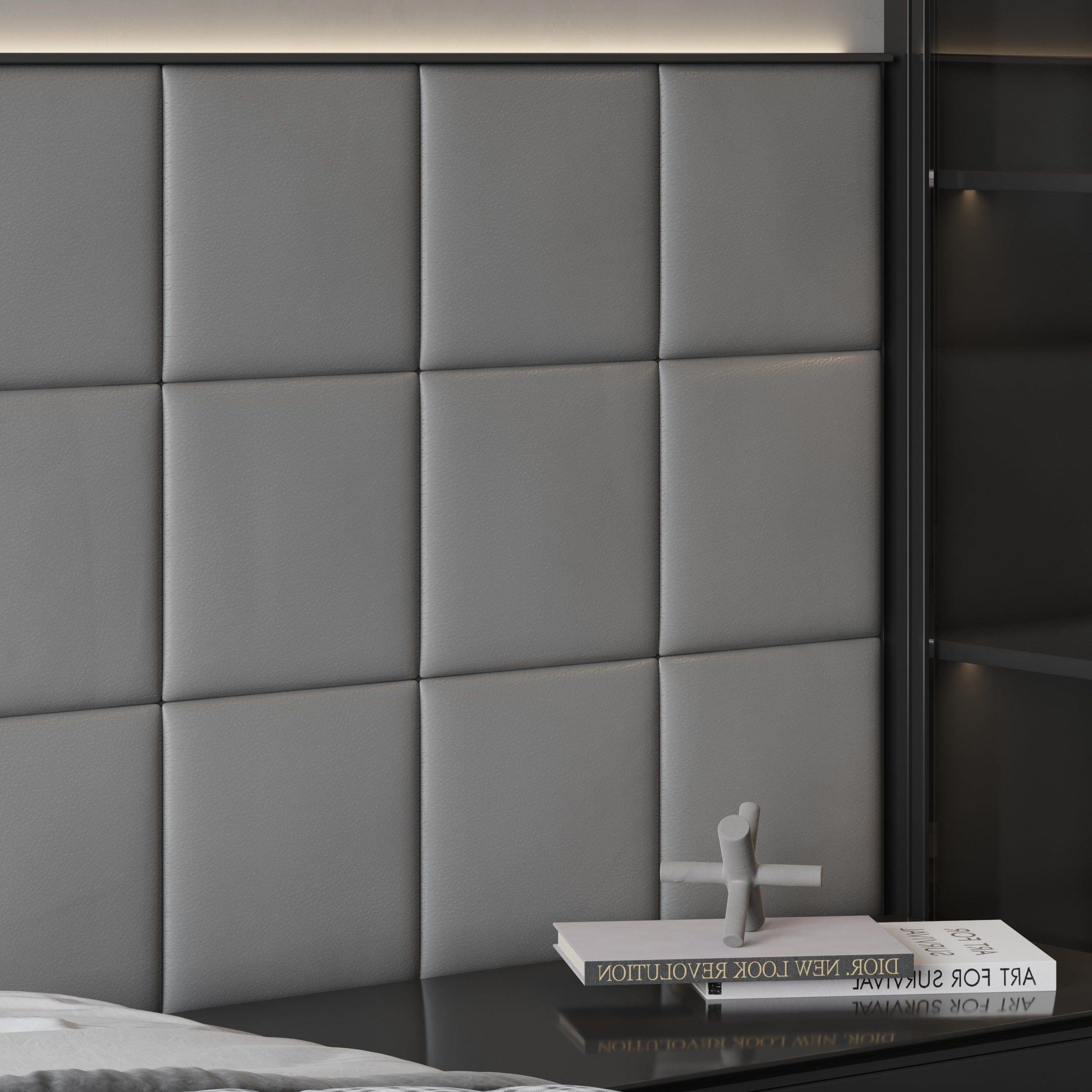Cubed Vera 3D Leather Wall Panel